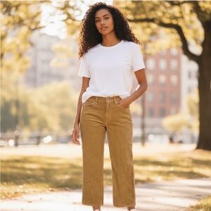 J. Crew Women's Corduroy Tan Pants 28P